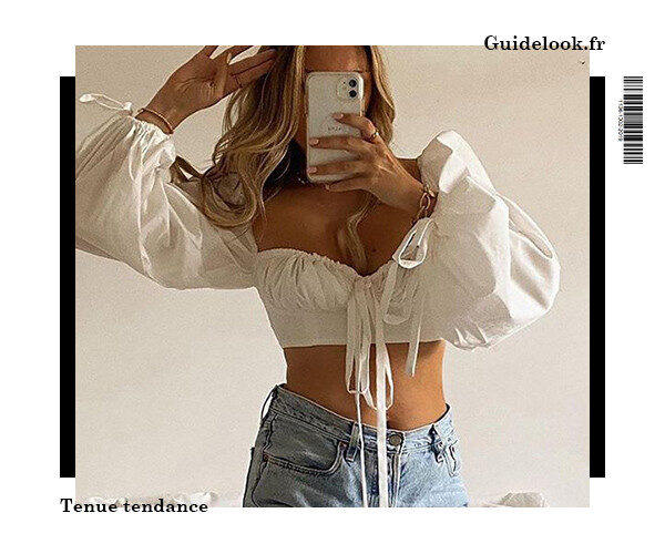 tenue crop top