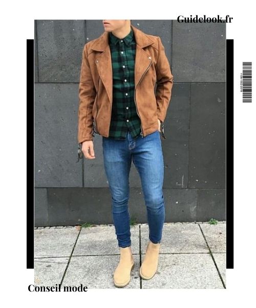 tenue homme jean slim bottines