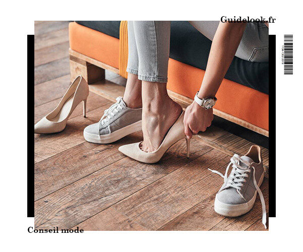 chaussure cuir femme