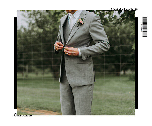 porter costume gris
