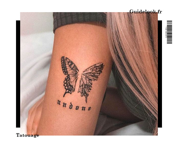 tatouage femme papillon