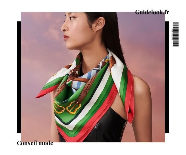 comment porter un carre hermes