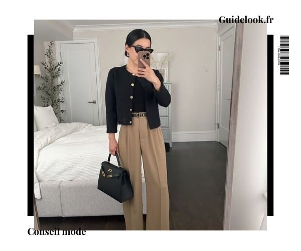 Comment porter un pantalon large quand on est petite