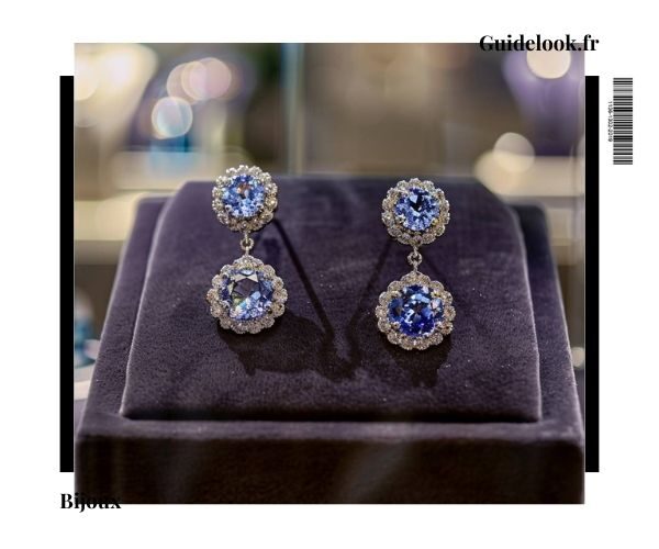 boucle oreille tanzanite