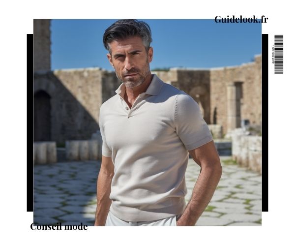 porter polo homme lin