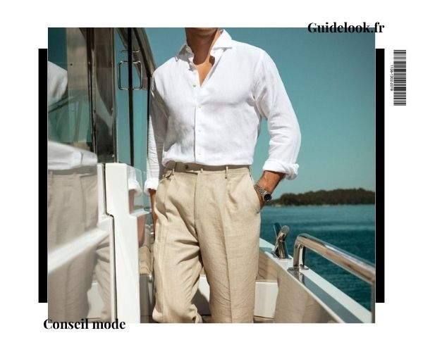 chemise blanche homme tenue